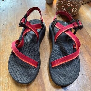 Chaco Women's Sandals - Black and Red